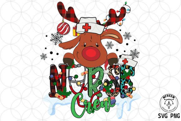 A Real Designer's Take on the Nurse Crew Reindeer Embroidery File